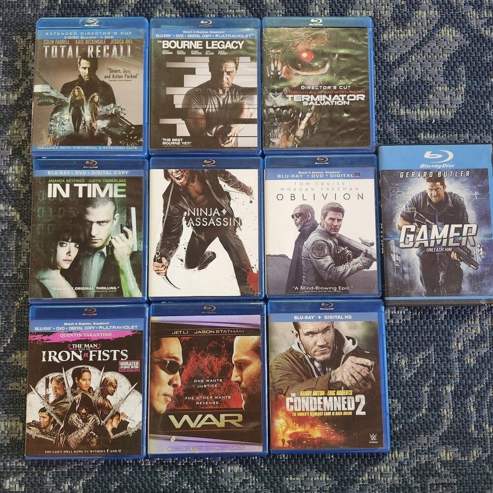 10 Futuristic Dystopia Action Movies Oblivion Gamer Terminator Bourne Ninja War